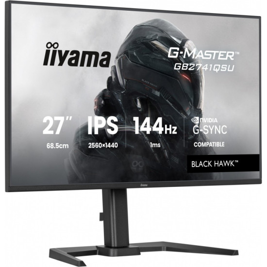 Monitor 27 cali GB2741QSU-B1 IPS,QHD,144Hz,1ms,2xUSB,                Adaptive G-SYNC,HDMI,DP,350cd, HAS (150) PIVOT 