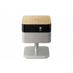 Projektor mini laser EF-72 dąb z podstawą 4K PRO-UHD/1000L/5m:1 