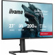 Monitor 27 cali GB2771QSU-B1 QHD,Fast IPS,200Hz,HAS (150) PIVOT,2xUSB 3.2,2xUSB C,0,5ms,2xHDMI,DP,350cd,Adaptive G-SYNC 1920x1080@48-240Hz DP only