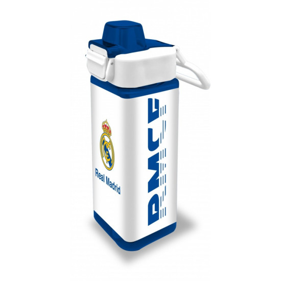 Bidon kwadratowy 500ml PP Real Madryt 