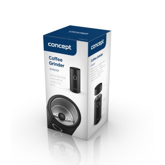 Młynek do kawy czarny KM6001 