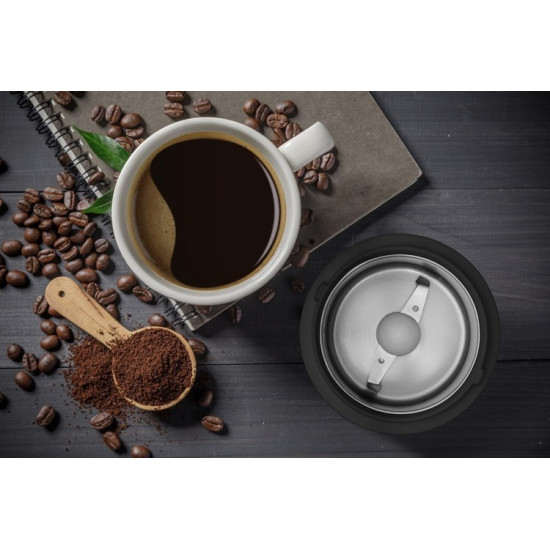 Młynek do kawy czarny KM6001 