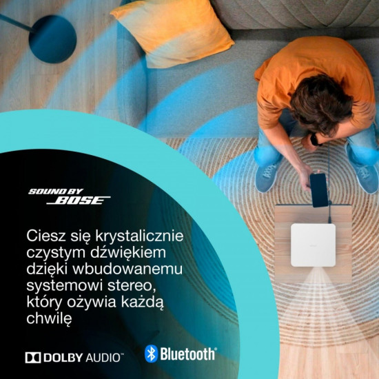 Projektor mini laser EF-61W FHD/700L/5m:1/1.6kg biały