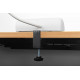 Listwa zasilająca biurkowa, 3 gniazda Schuko, 2x USB-A (2x 12W), 1x USB-C (30W) z zaciskiem na blat, kabel 1,5m, biała