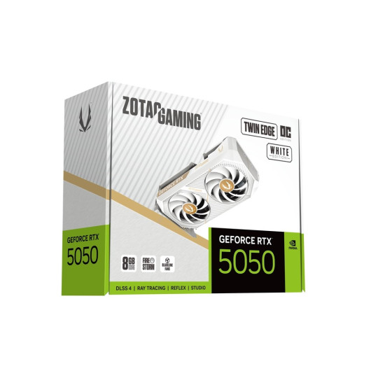 Karta graficzna GeForce RTX 5050 TWIN EDGE OC 8GB GDDR6 128bit 3DP/HDMI biała