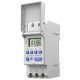Elektroniczny programator czasowy TIMER na szynę DIN z wbudowanš bateriš | harmonogram 7 dni | 16 programów 
