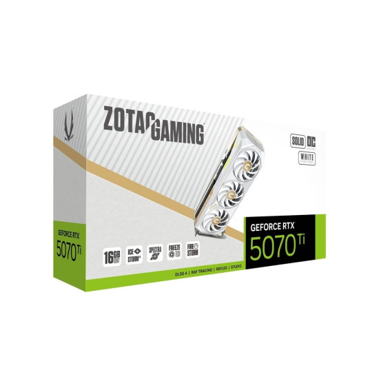 Karta graficzna GeForce RTX 5070 Ti SOLID CORE OC 16GB GDDR7 256bit 3DP/HDMI biała