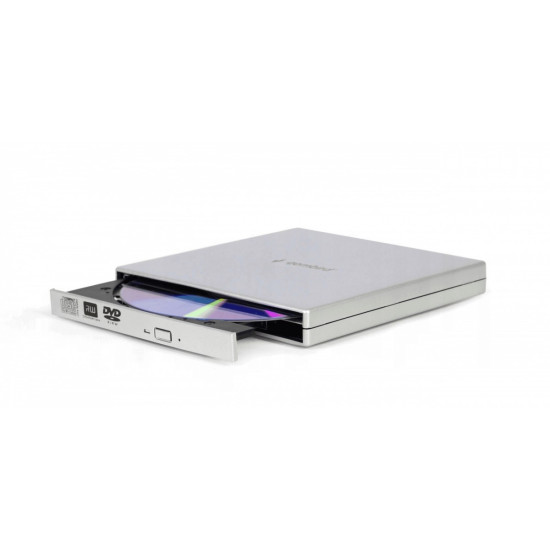 Napęd zewnętrzny DVD na USB DVD-USB-021-SV srebrny