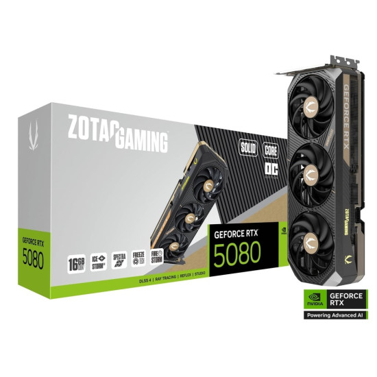 Karta graficzna GeForce RTX 5080 SOLID CORE OC 16GB GDDR7 256bit 3DP/HDMI