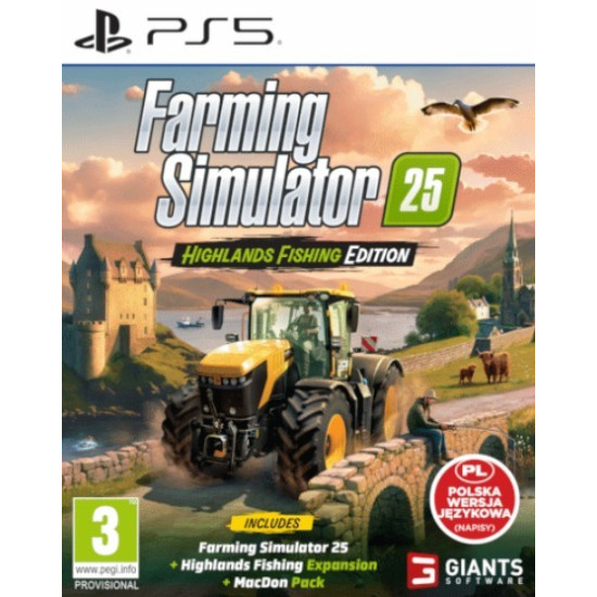 Gra Play Station 5 Farming Simulator 25 Highlands Fishing Edition 