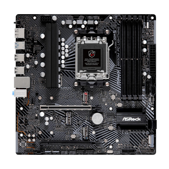 Płyta główna B650M PG LIGHTNING AM5 4DDR5 HDMI/DP mATX 