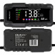 Mikroprocesorowa ładowarka 12V 6A | Prostownik z funkcją naprawy do akumulatora AGM GEL LiFePO4 | LCD 