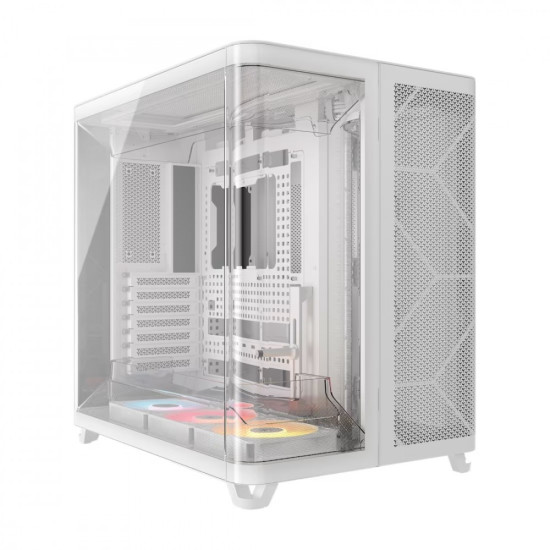 Obudowa AIR 5400 RS-R ARGB Mid Tower Biała