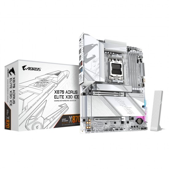 Płyta główna X870 AORUS ELITE X3D ICE AM5 4DDR5 HDMI ATX 