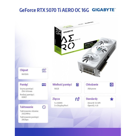 Karta graficzna GV-N507TAERO OC-16GD 