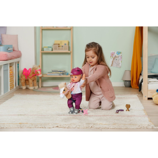 Zestaw Hobby Horse dla lalki Baby Born 43 i 36 cm