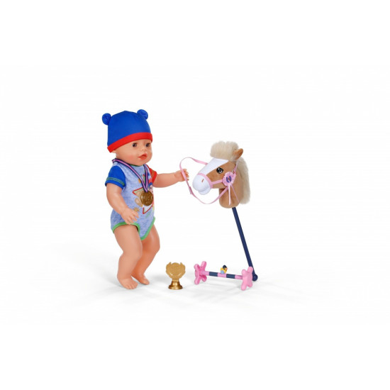 Zestaw Hobby Horse dla lalki Baby Born 43 i 36 cm