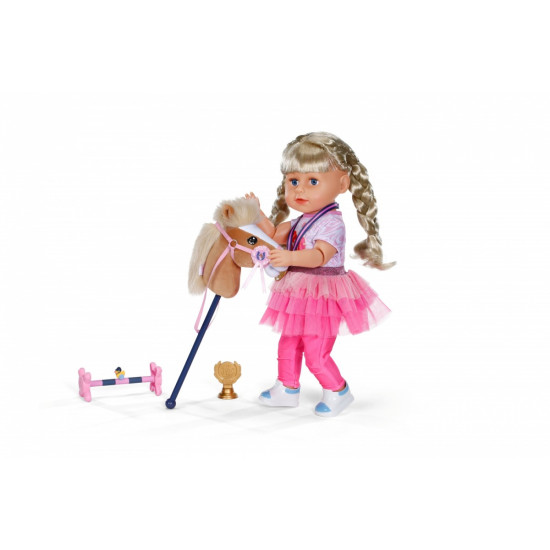 Zestaw Hobby Horse dla lalki Baby Born 43 i 36 cm