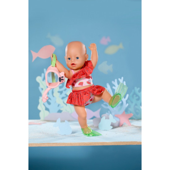 Zestaw do nurkowania z płetwami Baby Born 43 cm 