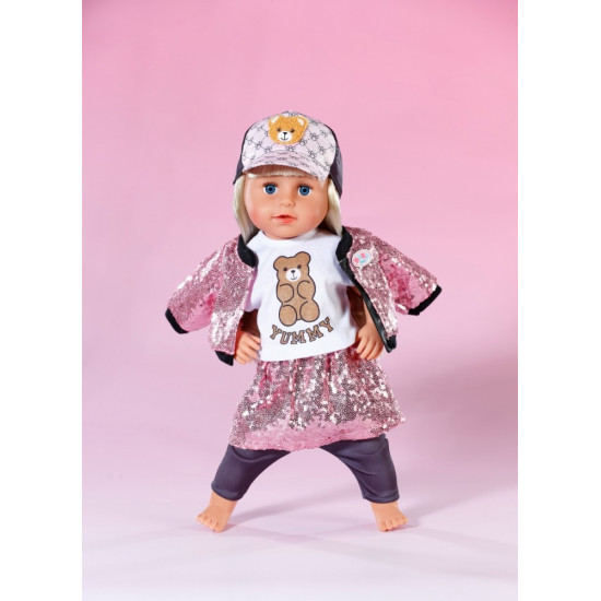 Ubranko w stylu glamour dla Baby Born 43 cm 
