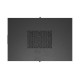 Szafa instalacyjna rack stojąca 19 cali 47U 800x1200 czarna drzwi perforowane LCD (flat pack) V2 