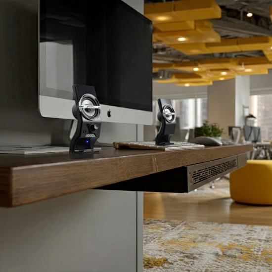 Głośniki komputerowe 6W AC805 USB Black