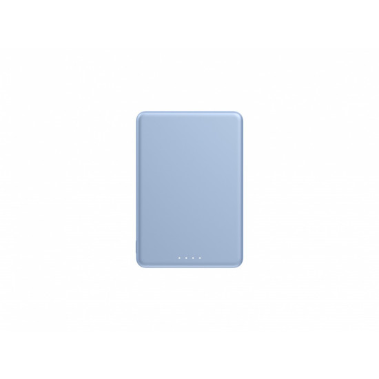 PowerBank Super Slim Magnetic 5000 niebieski