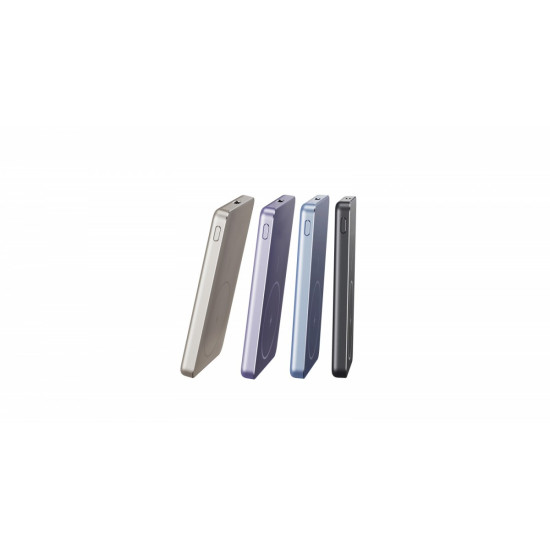 PowerBank Super Slim Magnetic 5000 niebieski