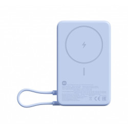 PowerBank Magnetic 10000 z podstawką niebieski