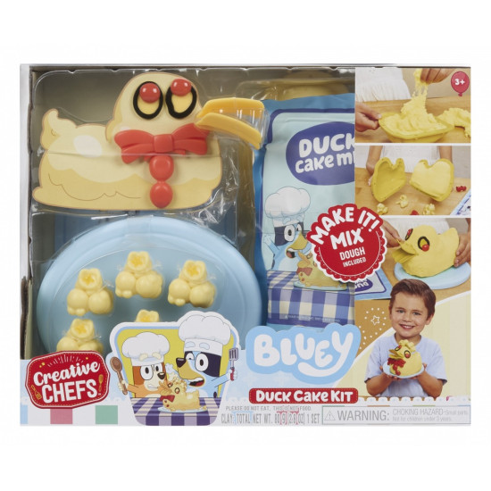 Masa plastyczna Creative Chefs Bluey Tort Kaczka Mix 