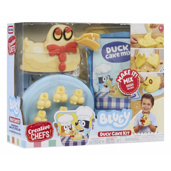 Masa plastyczna Creative Chefs Bluey Tort Kaczka Mix 