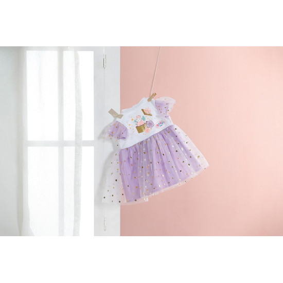 Baby Born Fioletowa sukienka tutu dla lalki 43 cm