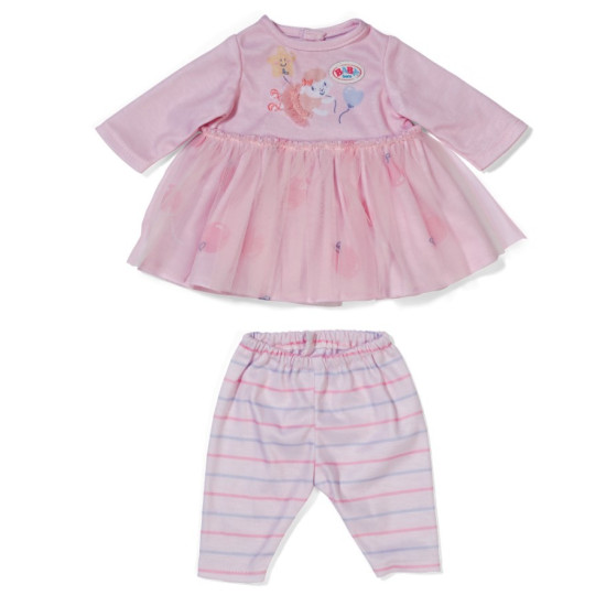 Baby Born Sukienka różowa z rękawami 36 cm 