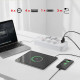Listwa zasilająca MCE391 W 6 gniazd 4xUSB-A 1xUSB-C 110-240V AC 50/60Hz, 2.1A max 2500W, biała