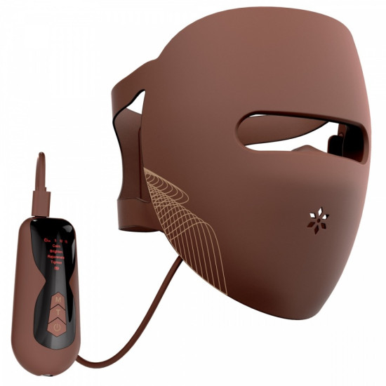 Maska LED do twarzy i szyi Garett Beauty Skin Ritual Face&Neck brązowy