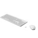 Klawiatura z myszą HP 230 Combo Bezprzewodowa Biała 3L1F0AA#ABB 