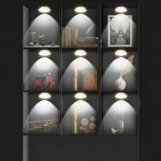 Lampa zestaw 6 LED Energy z pilotem na baterie 3xAAA MCE165