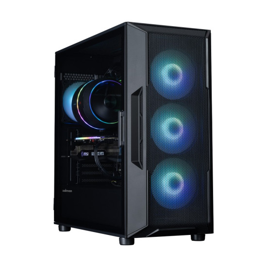 Obudowa I3 NEO V2 Mid Tower ARGB fan x4 czarna