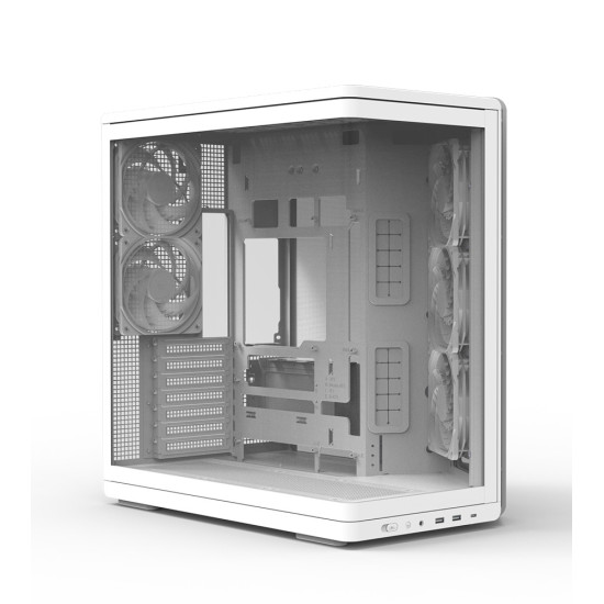 Obudowa P60 Mid-Tower 5x ARGB fans biała