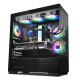 Obudowa CHRONIX V2 Mid Tower ARGB fan x3 czarna