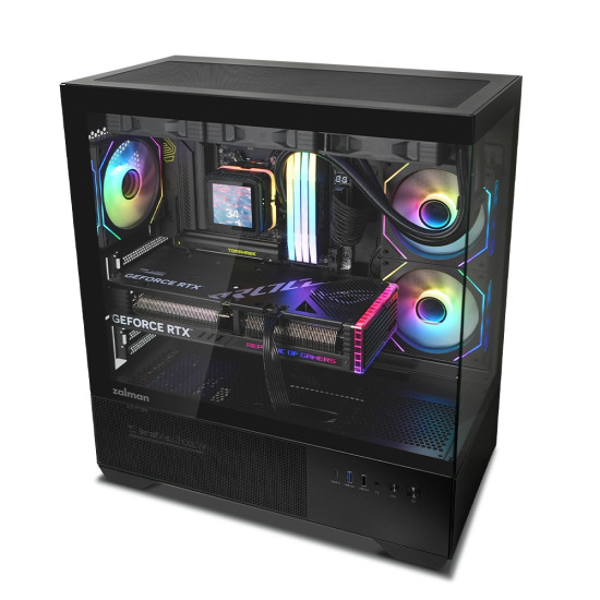 Obudowa CHRONIX V2 Mid Tower ARGB fan x3 czarna