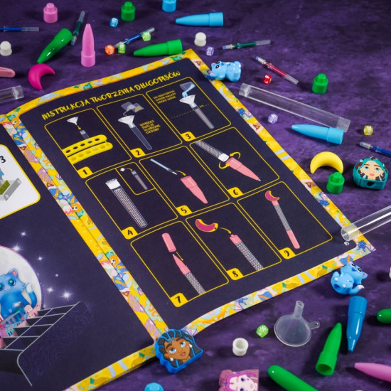 Zestaw kreatywny Moon Academy Księżycowe długopisy i pamiętnik 