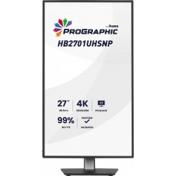 Monitor 27 cali ProGraphic HB2701UHSNP-B1 4K,IPS BLACK 2.0,450cd,VESA USB-c dock(PD:96W),HDMI,DP,DAISY/CHAIN,4xUSB,RJ45,3000:1,sRGB:100%,DCI-P3:99%,KV