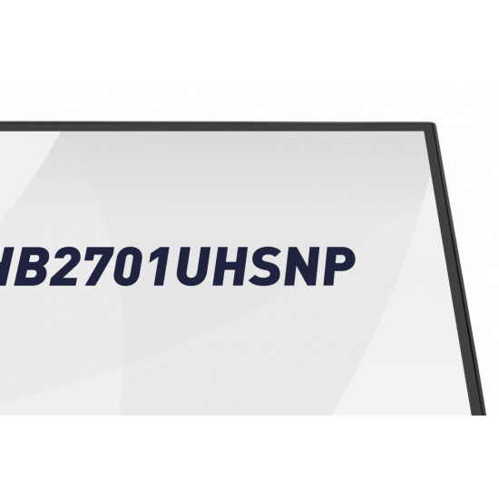 Monitor 27 cali ProGraphic HB2701UHSNP-B1 4K,IPS BLACK 2.0,450cd,VESA USB-c dock(PD:96W),HDMI,DP,DAISY/CHAIN,4xUSB,RJ45,3000:1,sRGB:100%,DCI-P3:99%,KV