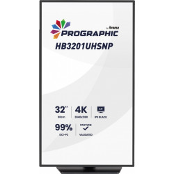 Monitor 31.5 cala ProGraphic HB3201UHSNP-B1 4K,IPS BLACK 2.0,450cd,VESA USB-c dock(PD:96W),HDMI,DP,DAISY/CHAIN,4xUSB,RJ45,3000:1,sRGB:100%,DCI-P3:99%,
