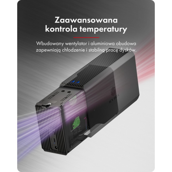 Obudowa IB-RD3720-CU3 RAID 2x2,5/3,5 SATA HDD 