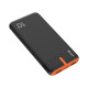 PowerBank EnerGo 10000mAh czarno-pomarańczowy