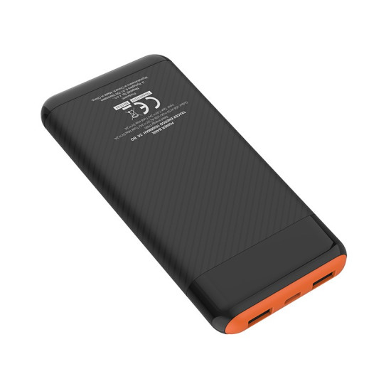 PowerBank EnerGo 10000mAh czarno-pomarańczowy