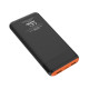 PowerBank EnerGo 10000mAh czarno-pomarańczowy