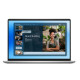 Laptop Dell 16 DC16251 W11P C5 120U/16GB/512GB/16.0 FHD+/Int/FgrPr/WLAN + BT/Backlit Kb/4 Cell/3YPS Platinum Silver